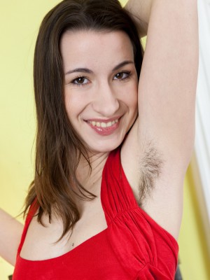 Annie Engeltie toys along with her hairy snatch