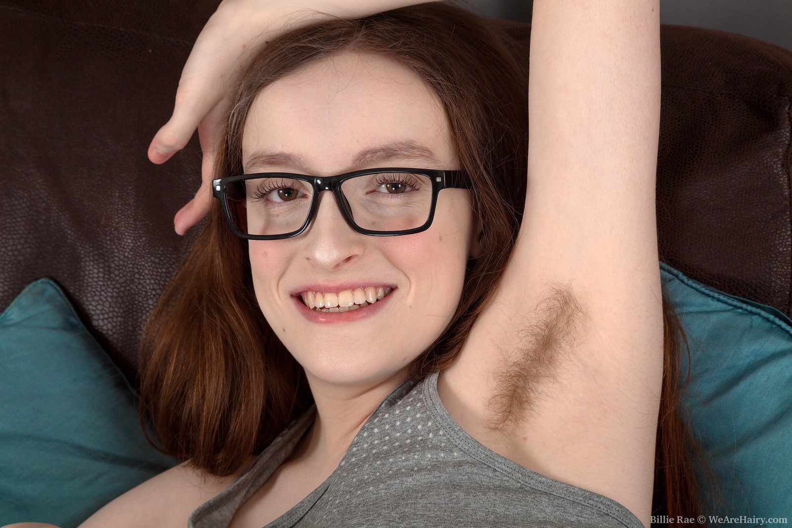 BillieRae_GreyTightsBrownSofa_026
